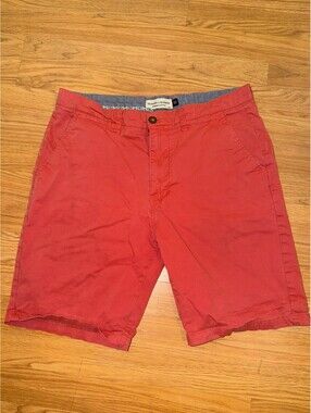 Hudson & Barrow Shorts 32 Red Casual Chino Gentlemen’s Outfitters